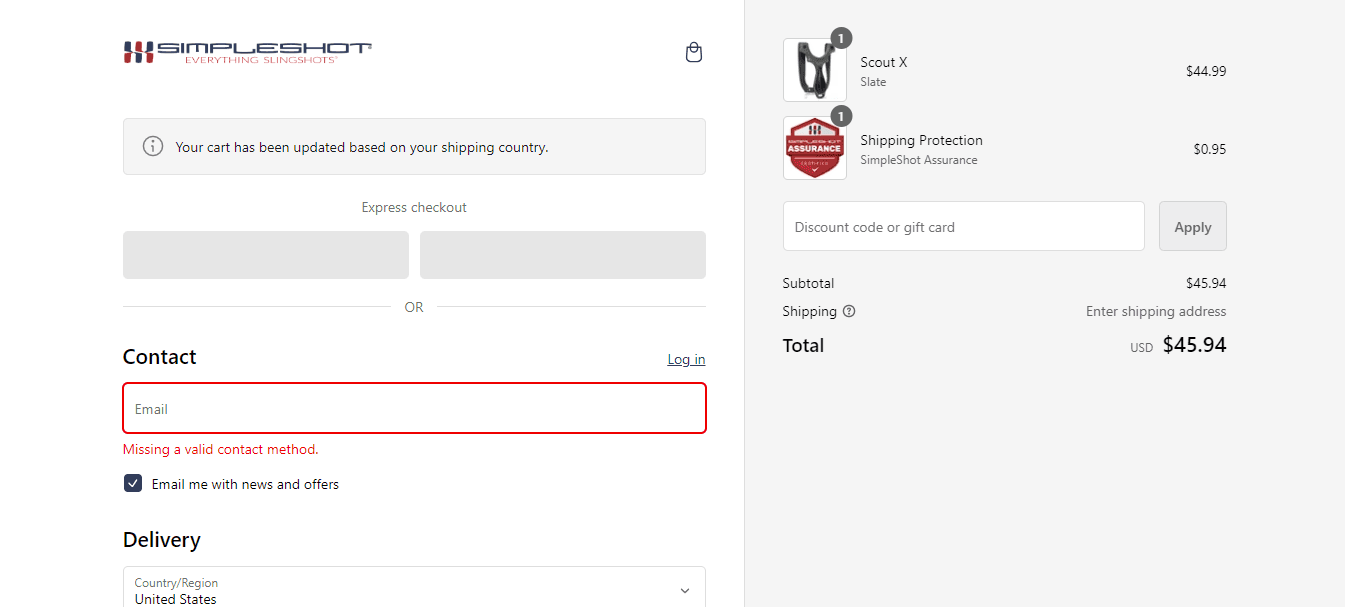 How to apply SimpleShot coupon code